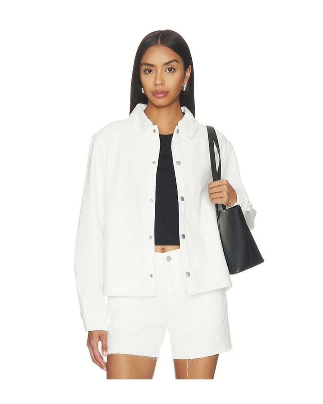 Still Here White Coach Jacket