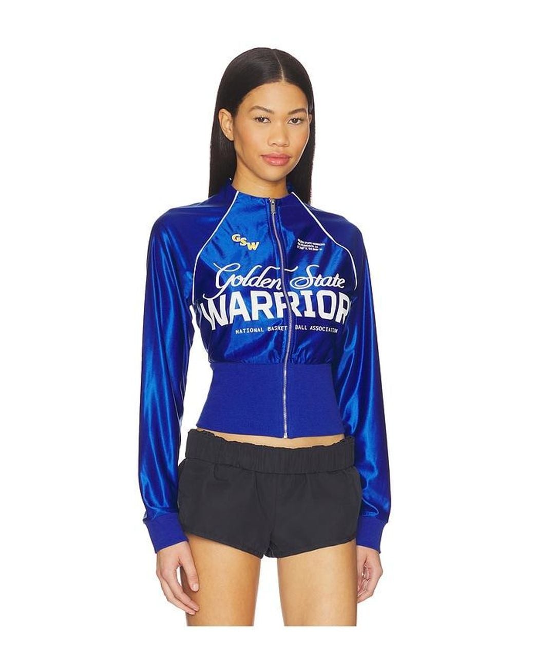 OFF SEASON Blue Cropped Track Jacket