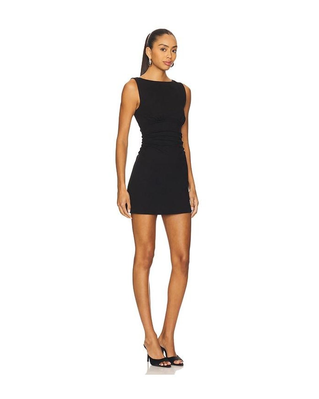 MAJORELLE Black Jette Mini Dress