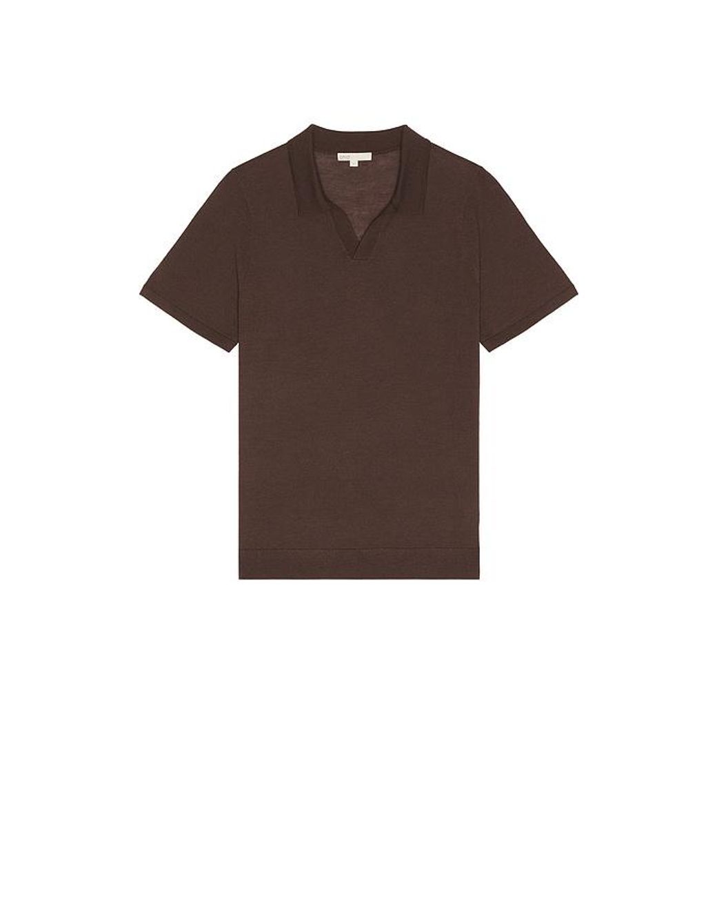 Onia Black Extra Fine Merino Wool Johnny Polo for men