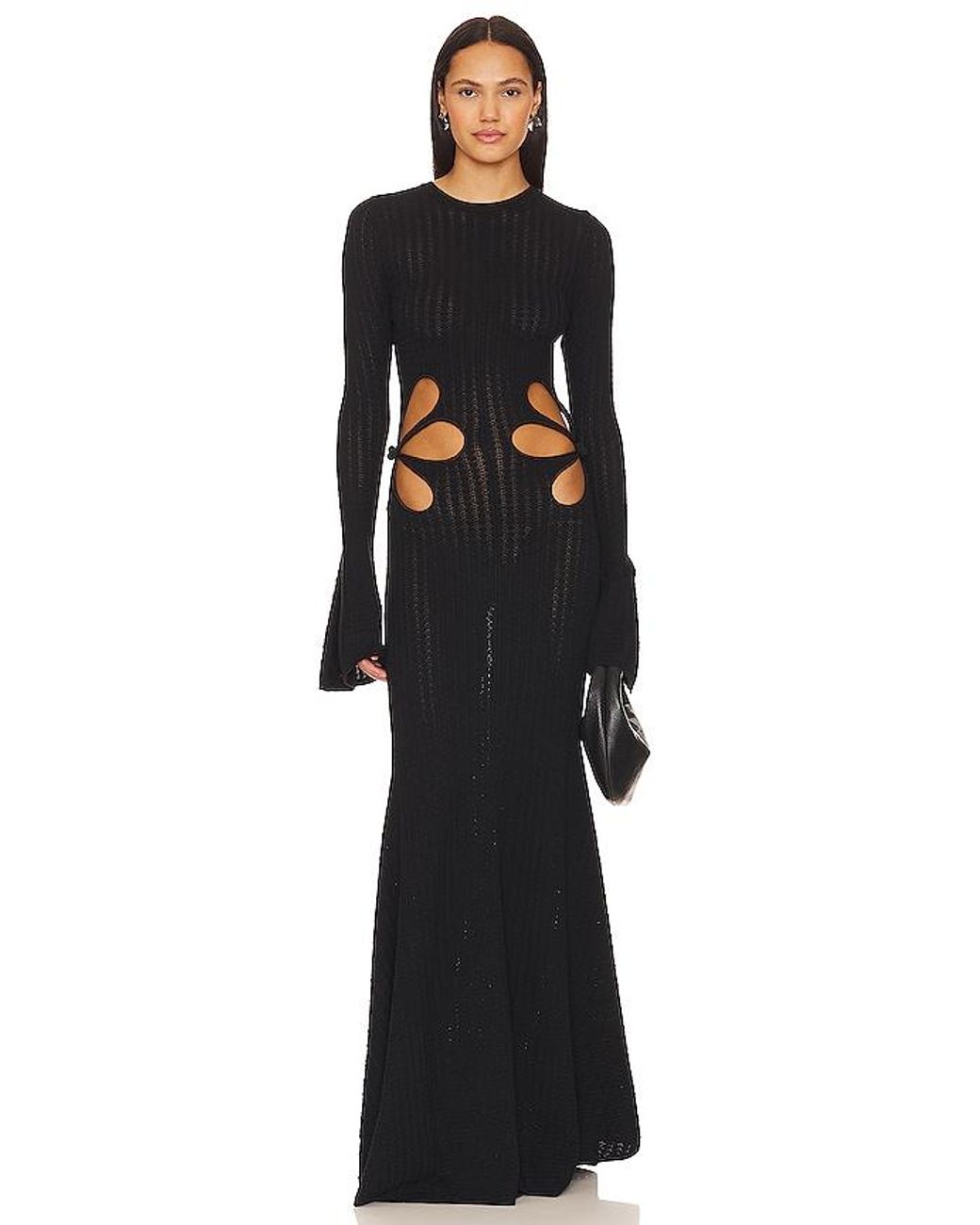 SAU LEE Black Destiny Dress