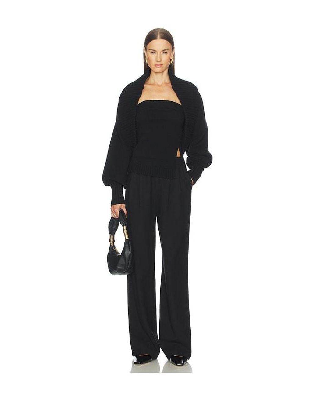 Cult Gaia Black Lou Top