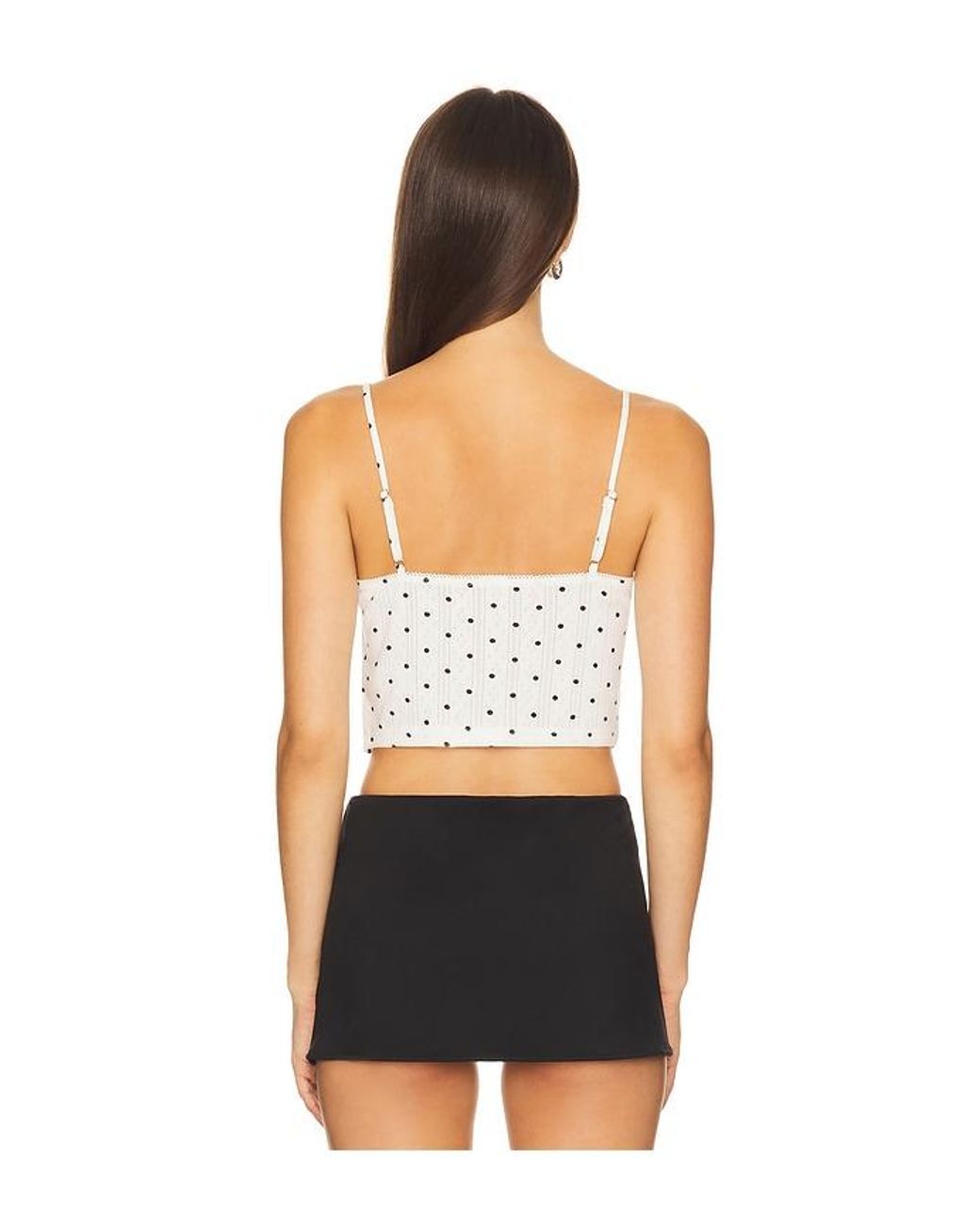 CUUP Black Pointelle Tank