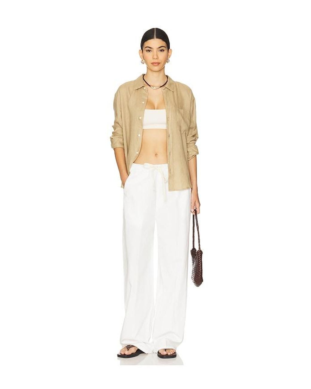 Citizens of Humanity White Aurora Pull On Pant