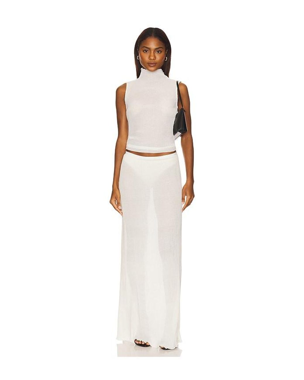 Lioness White Ford Maxi Skirt