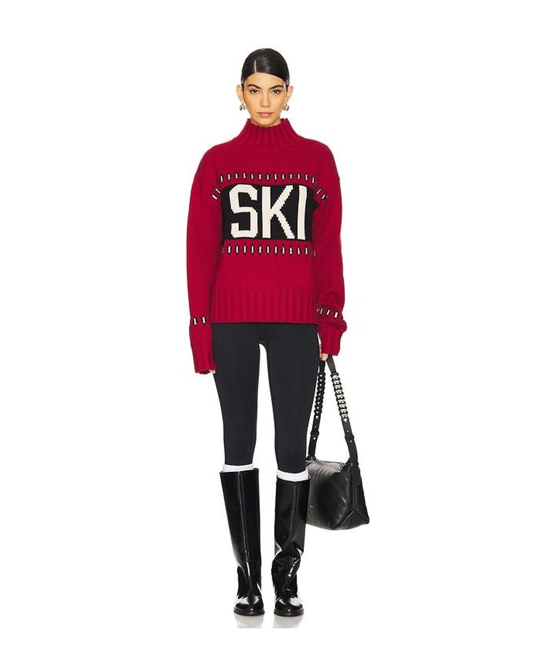 Lovers + Friends Red Annabel Ski Sweater