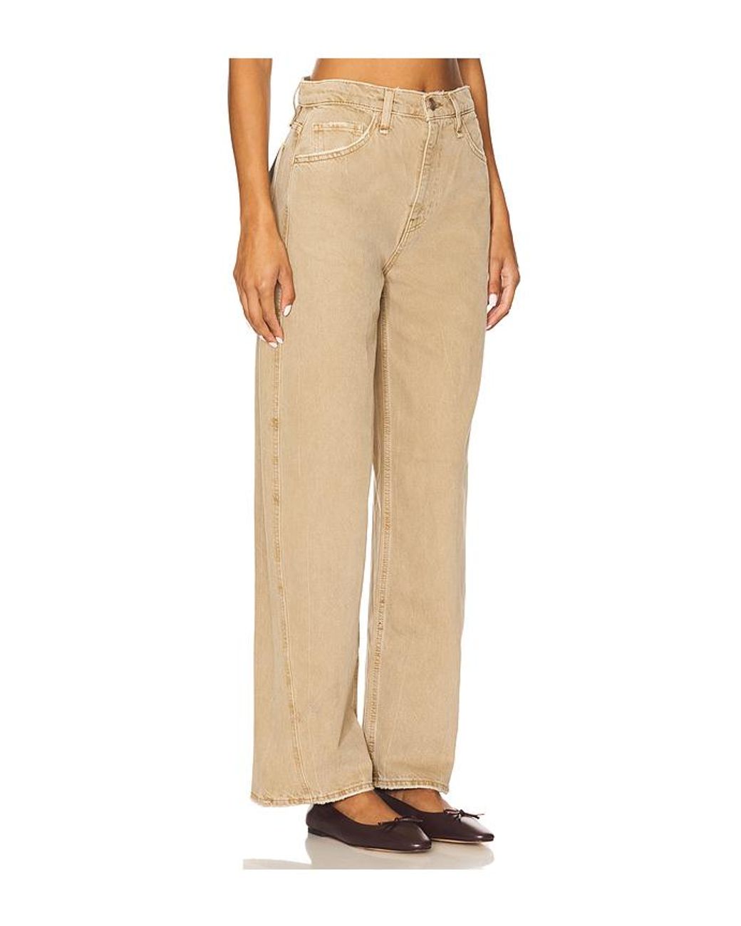 Hudson Natural Bailey Relaxed Barrel Jeans
