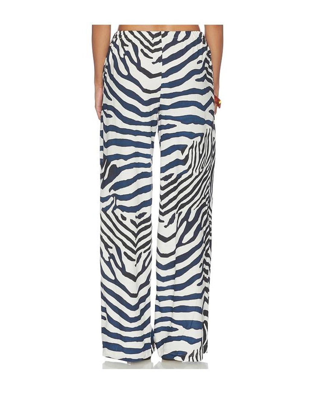 Seven Wonders White Kaeli Elasticated Palazzo Pant