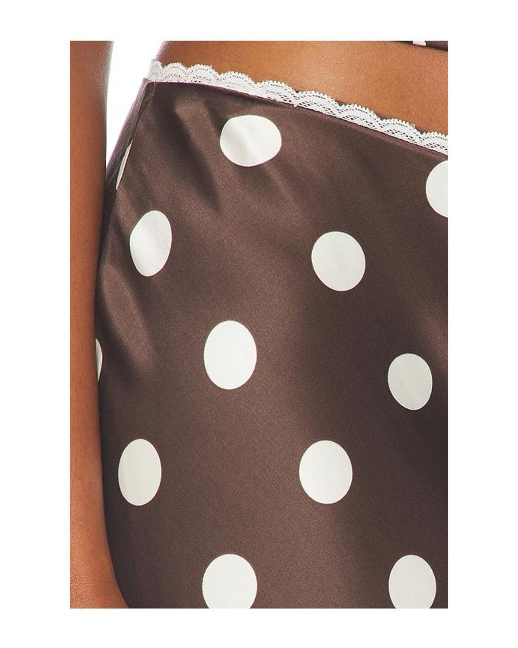 MAJORELLE Black Mabel Slip Skirt