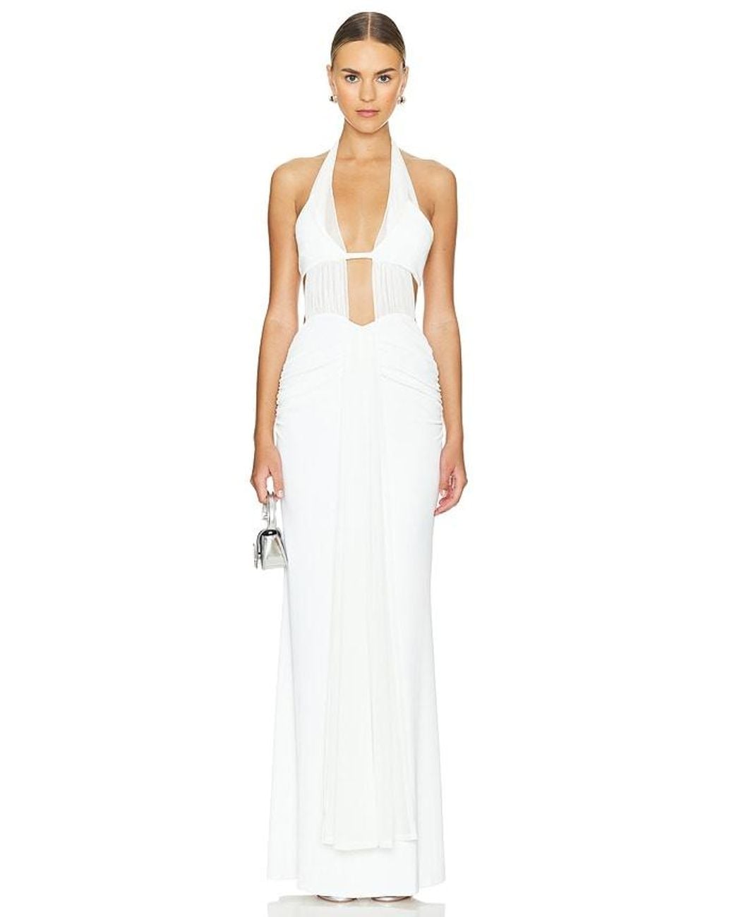 Nbd Ilta Maxi Dress in White | Lyst