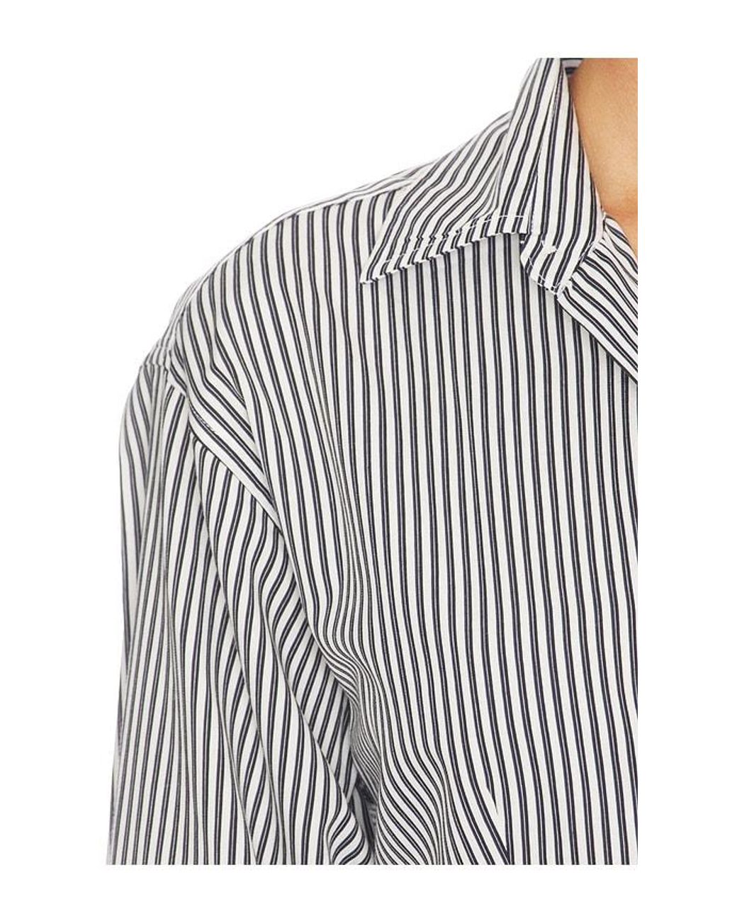Agolde Gray Cinch Shirt