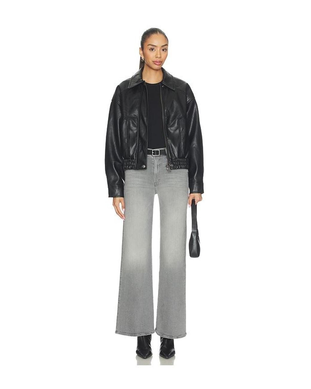 Mother Gray The Hustler Roller Skimp Jeans