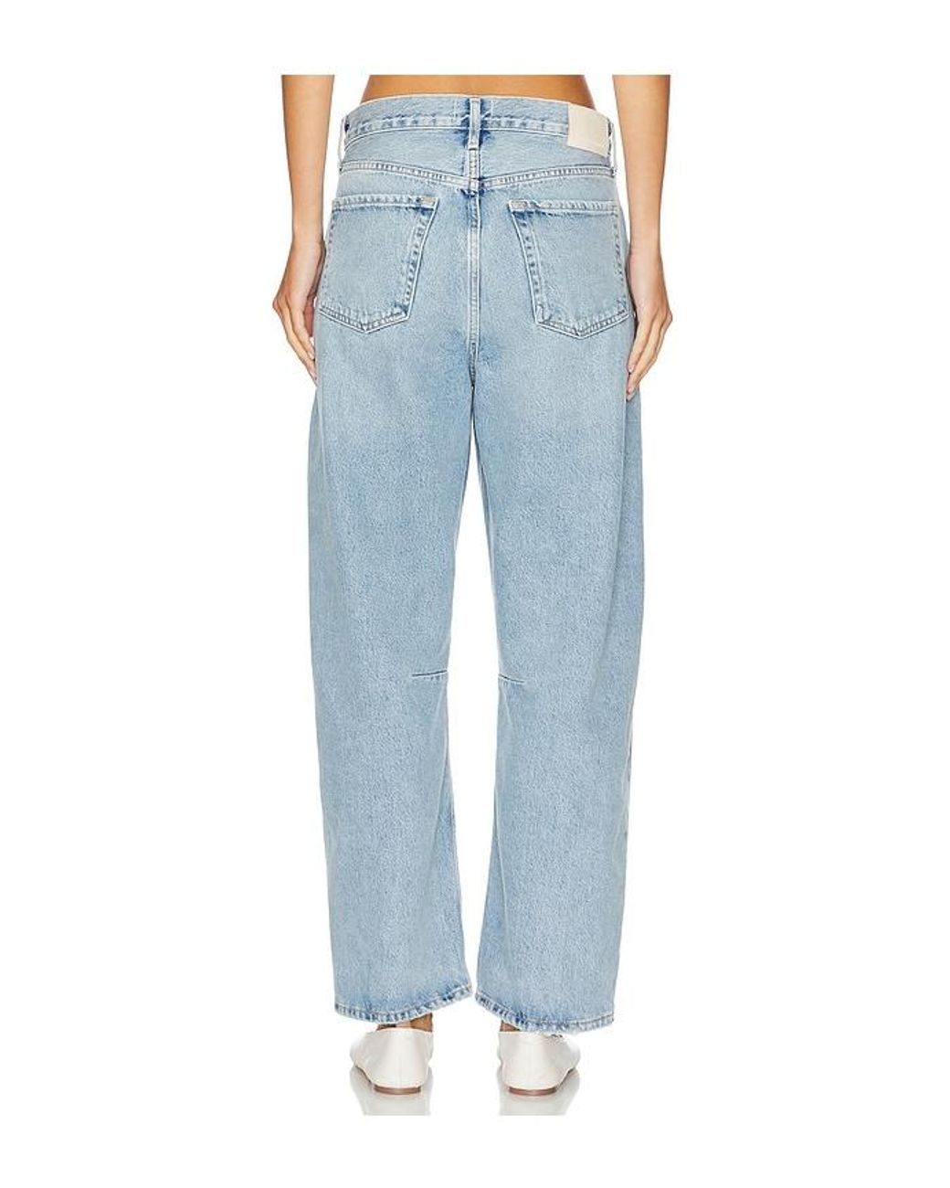 Citizens of Humanity Blue Miro Relaxed Wide Leg Jeans