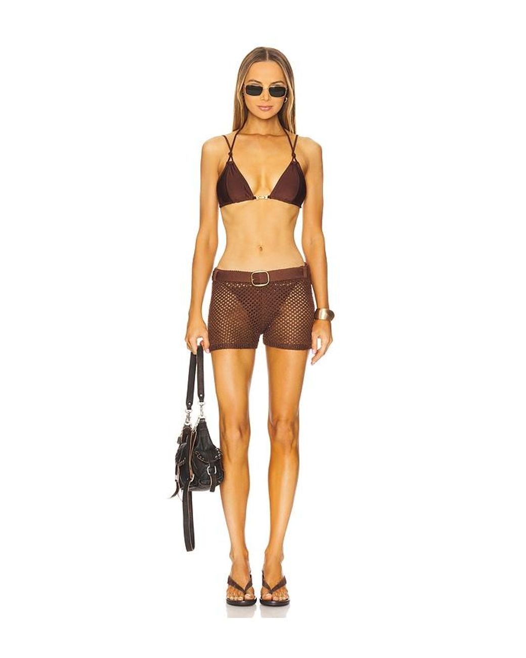 superdown Orange Shorts Tullia