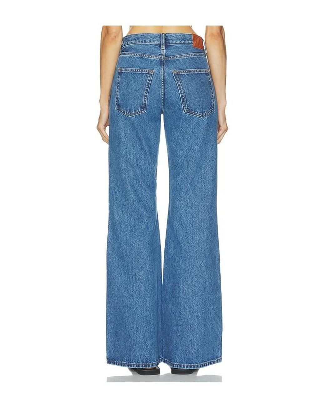 Anine Bing Blue Wyatt Jean