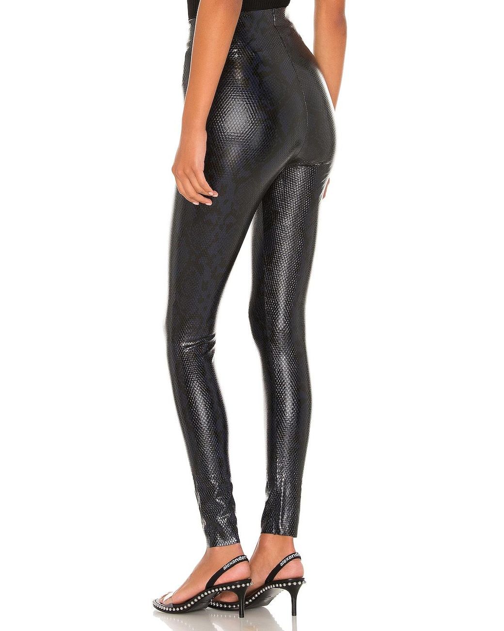 Commando Faux Leather Animal Legging | Lyst