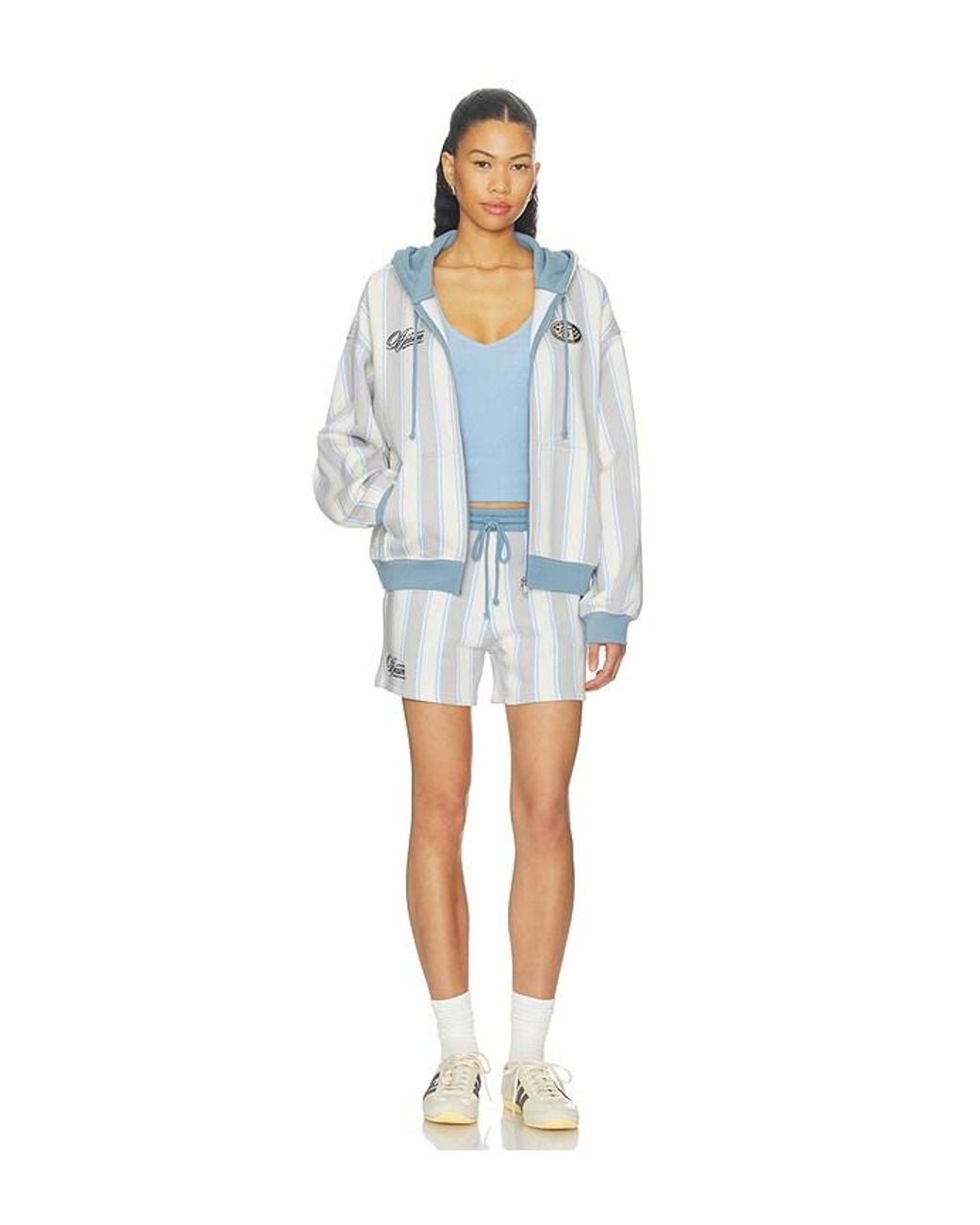 OFF SEASON White Femme Zip Up Hoodie