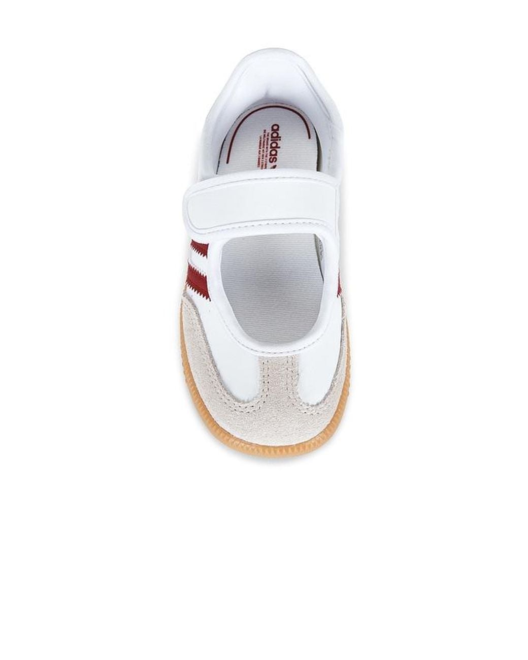 Adidas Originals White Toddler Samba Jane Flat