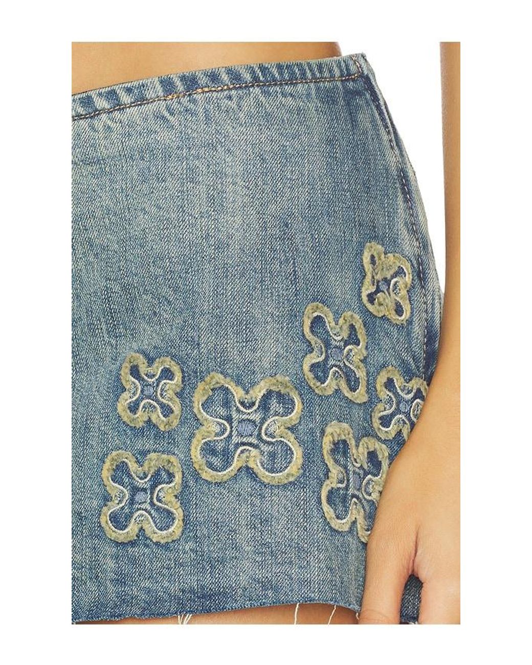 I.AM.GIA Blue Fauna Skort