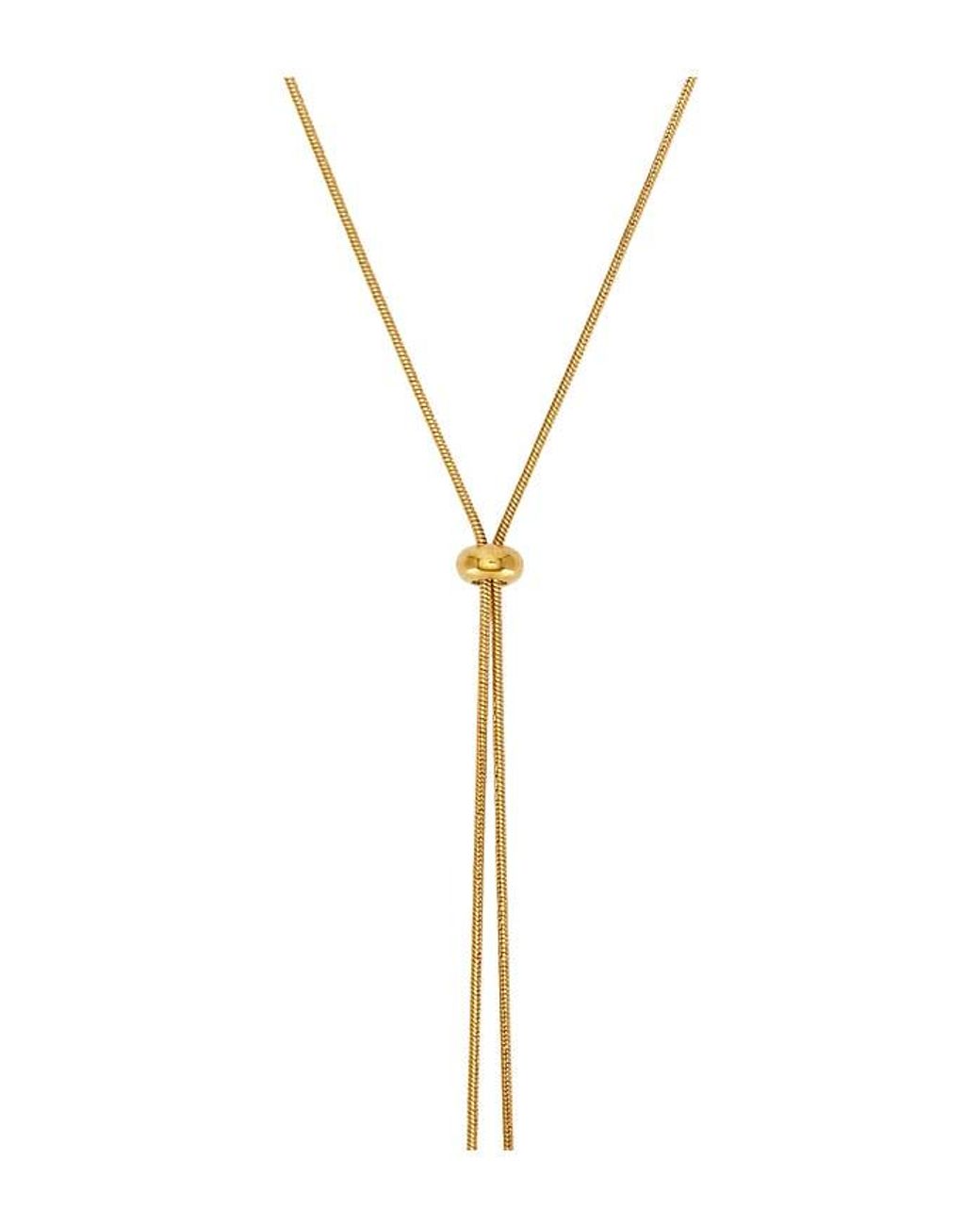 petit moments Multicolor Metal Bolo Lariat Necklace