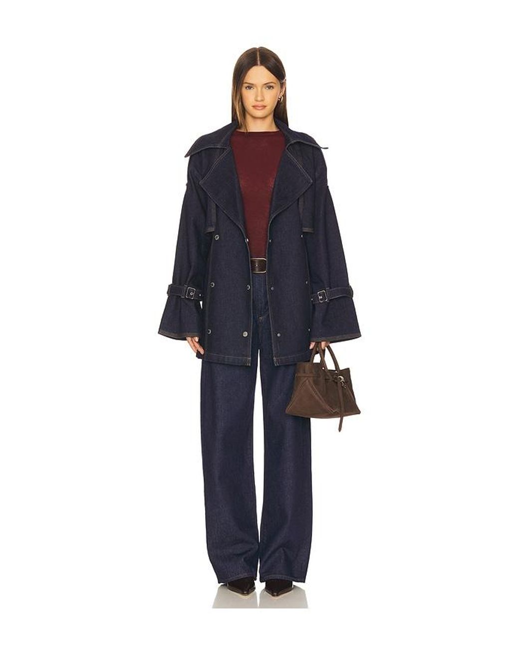 Gestuz Blue Summer Trenchcoat