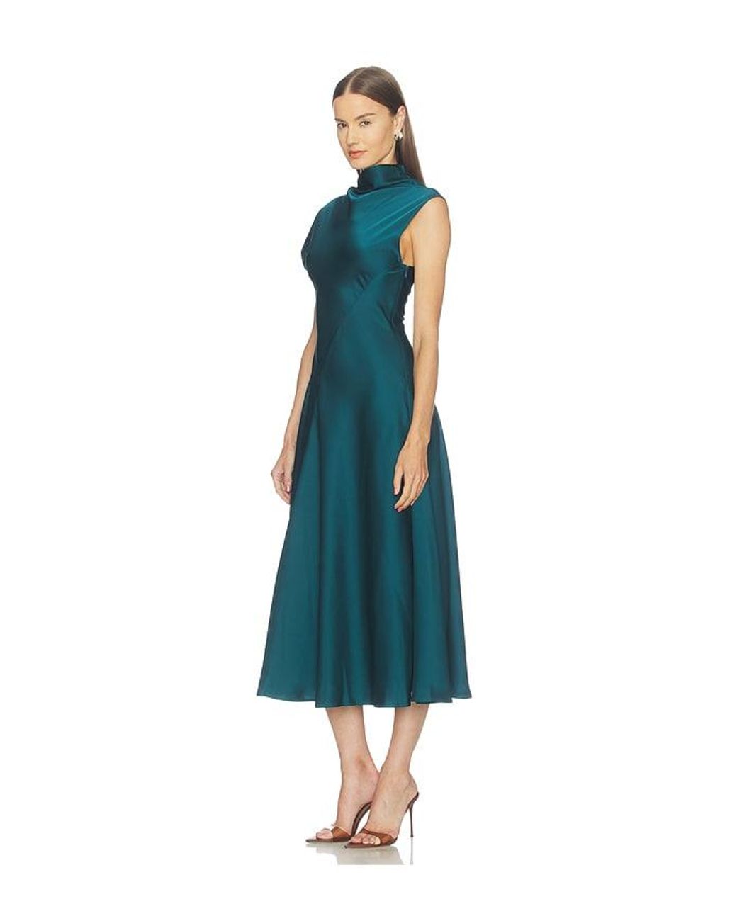 Camila Coelho Blue Ondina Midi Dress