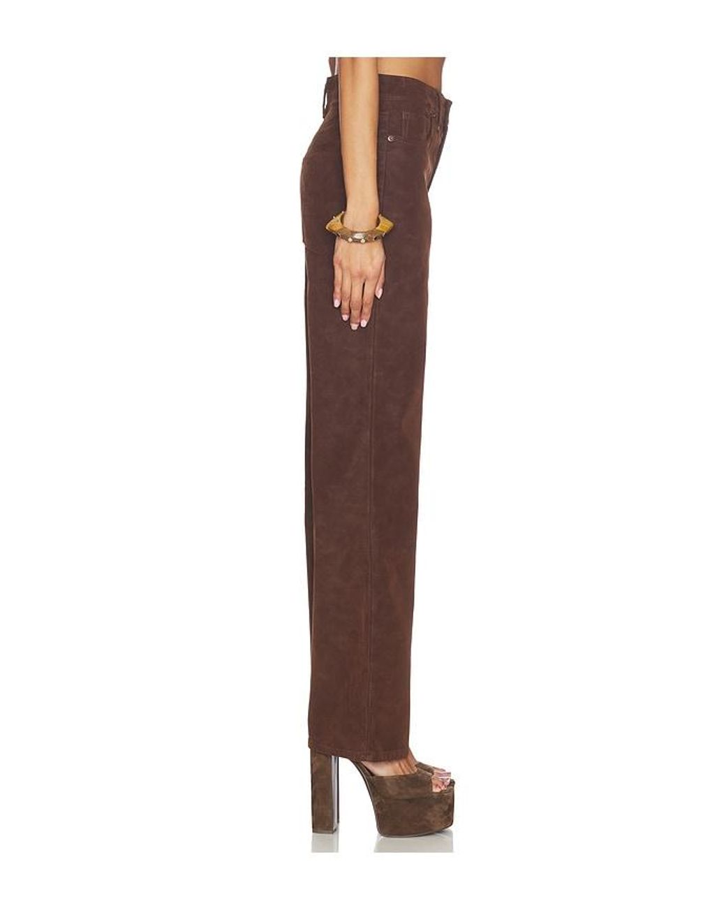 GOOD AMERICAN Brown Hosen Better Than