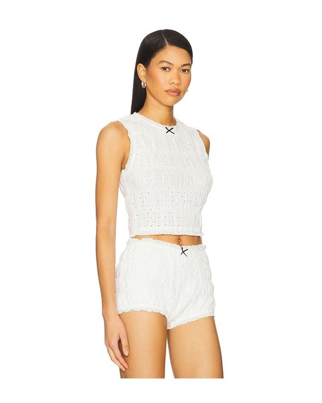 Nia White Storm Top
