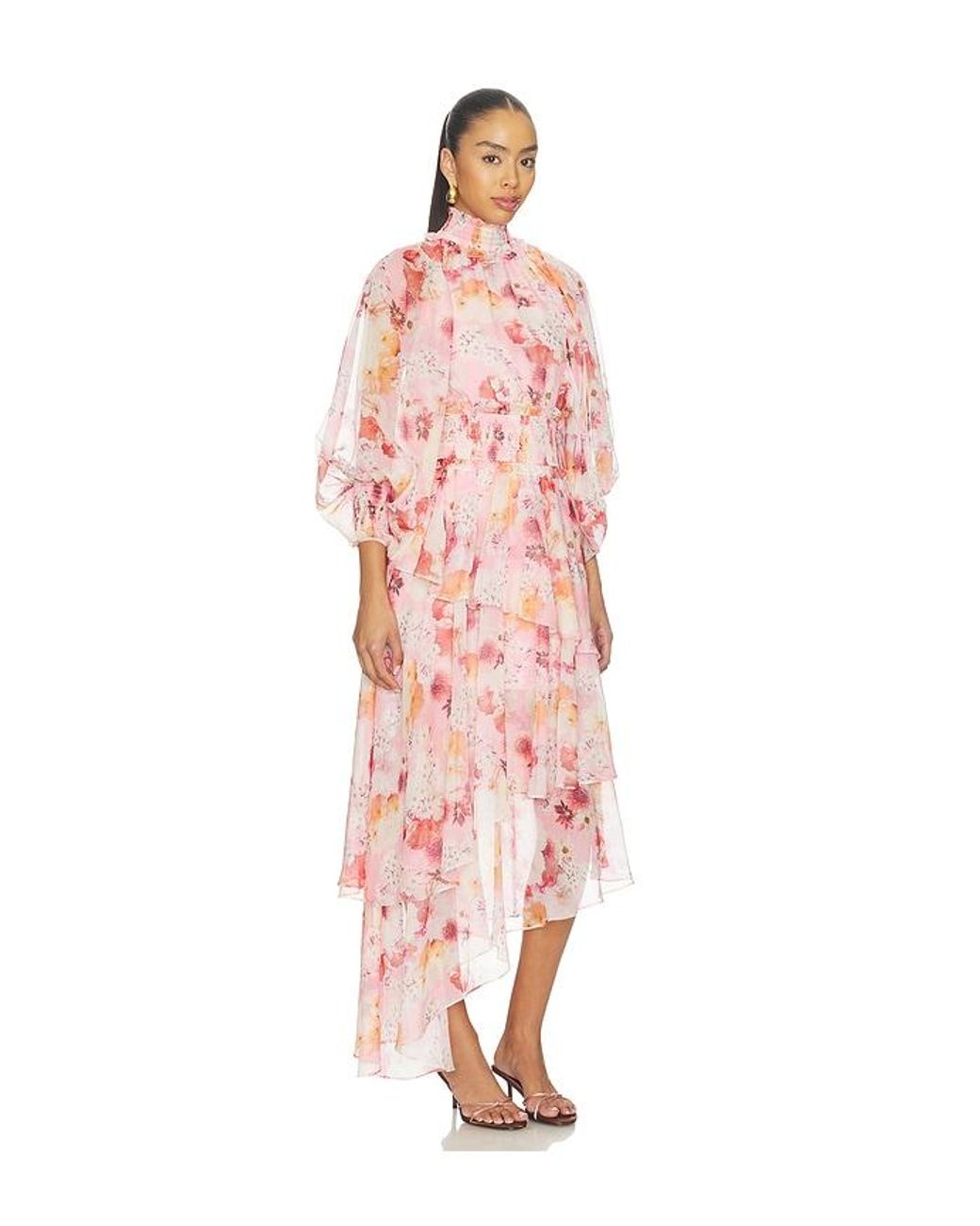 Elliatt Pink X Revolve Astrid Midi Dress