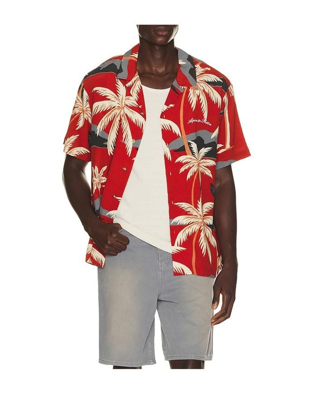 Motel Margarita Red Island Shirt for men