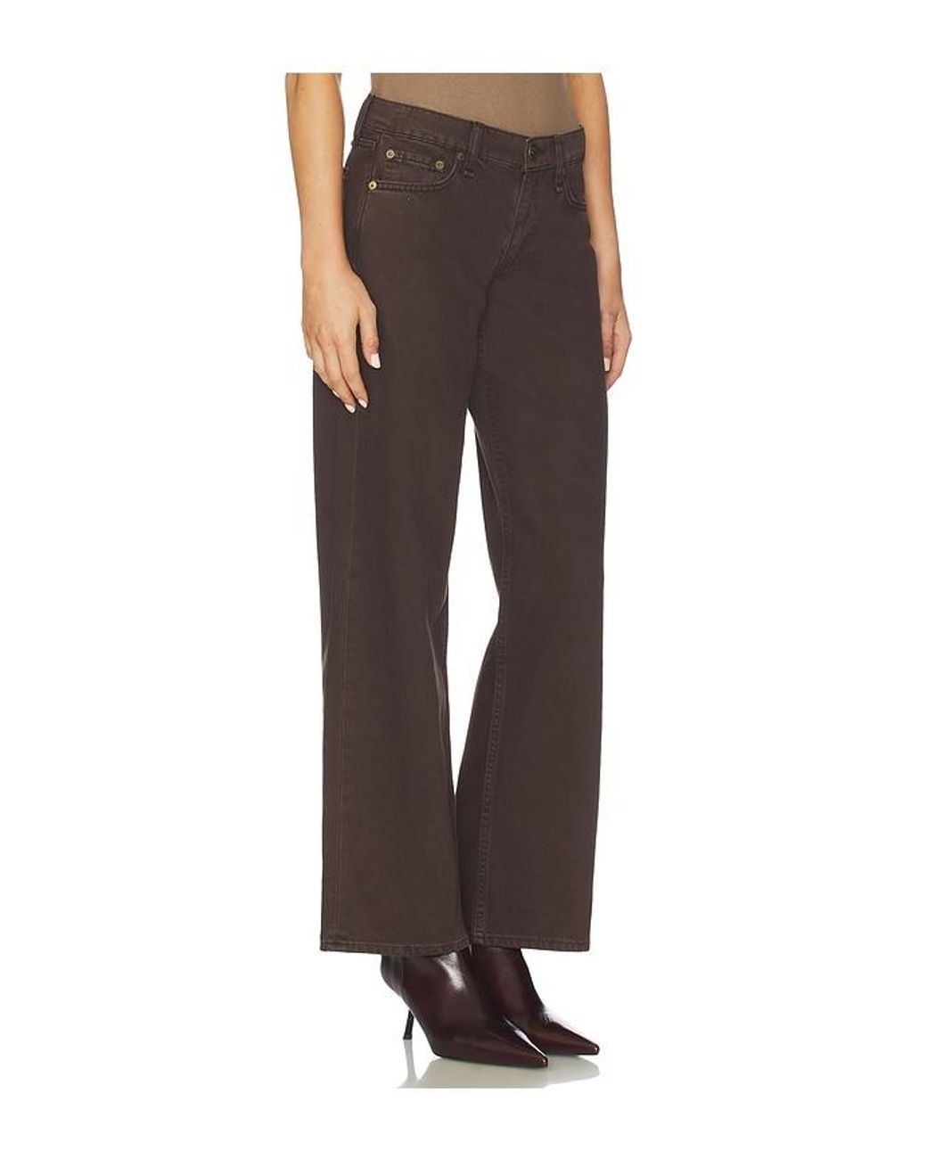 Rag & Bone Multicolor Gerade Saige