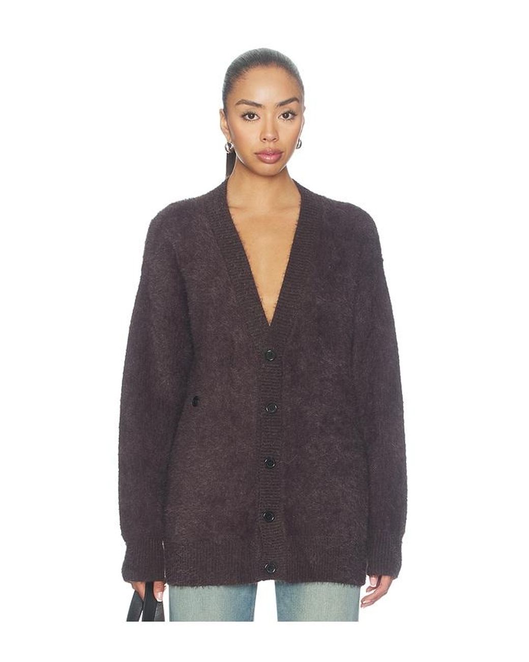 ALL THE WAYS Purple Mary Cardigan