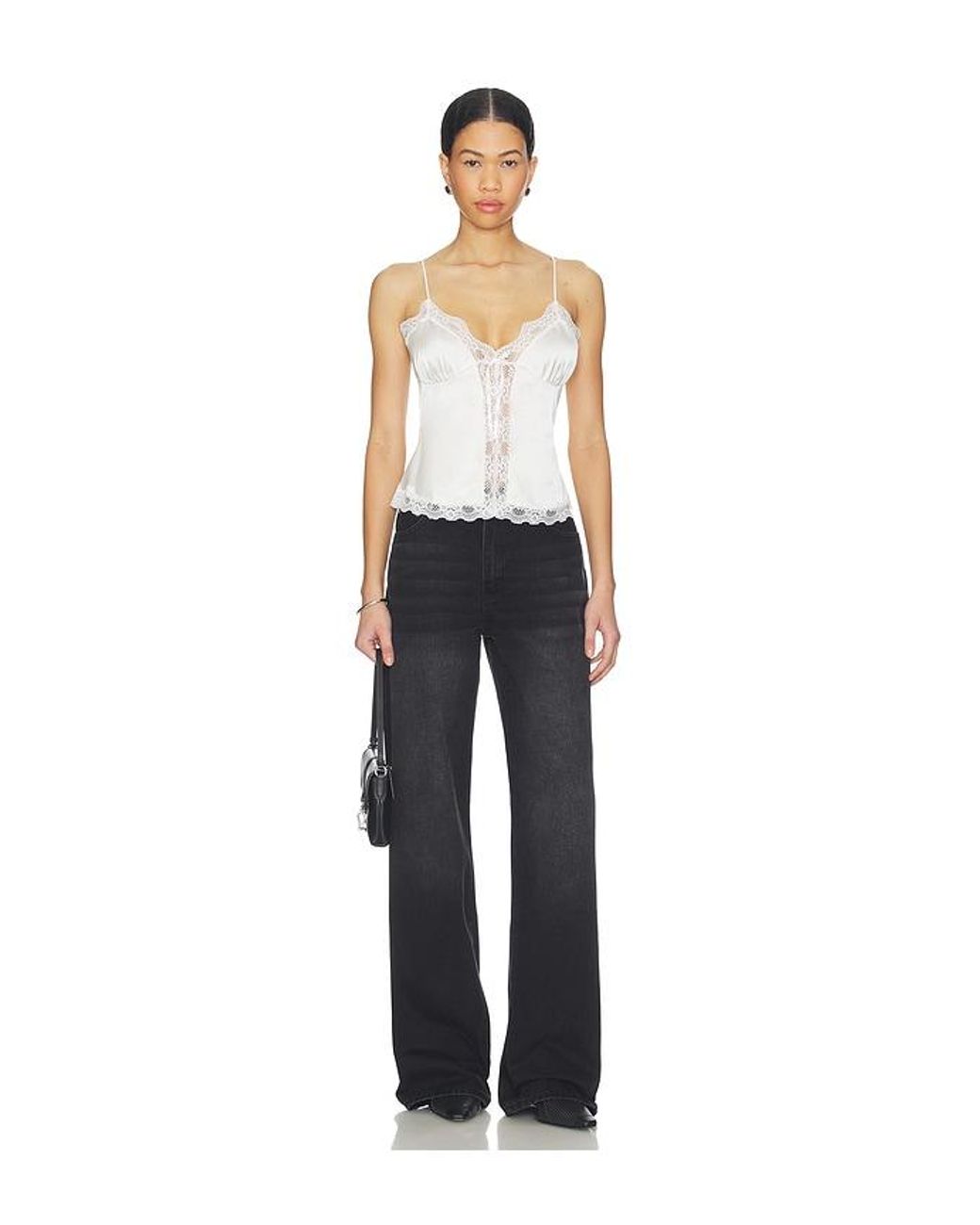 GUIZIO White Blair Top