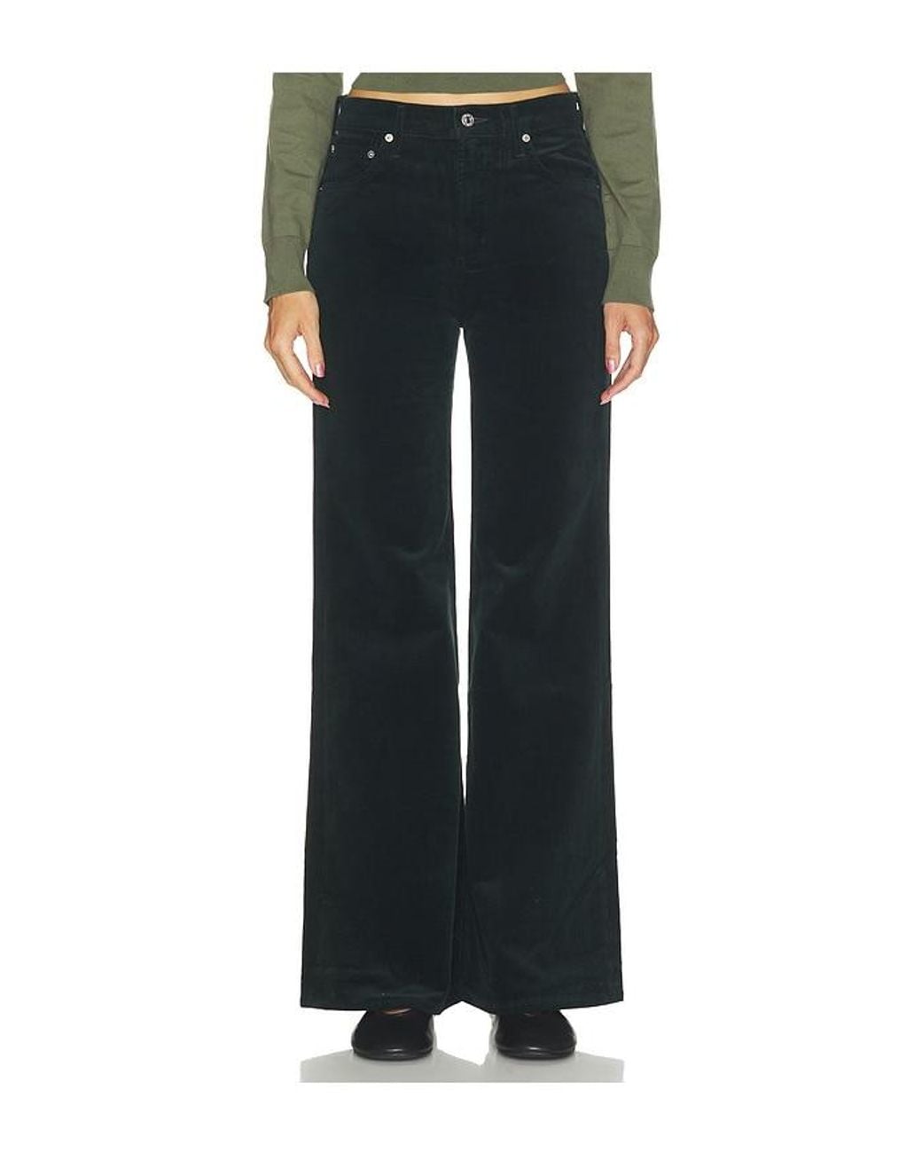 Citizens of Humanity Black Kimberly 70S Flare