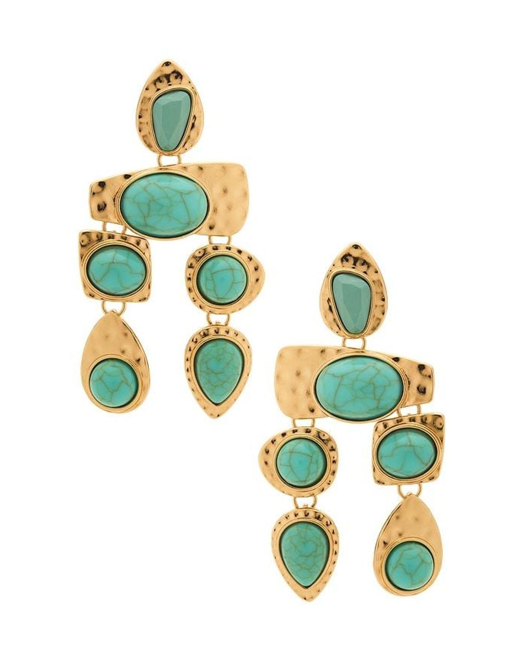 petit moments Blue Multi Stone Earrings