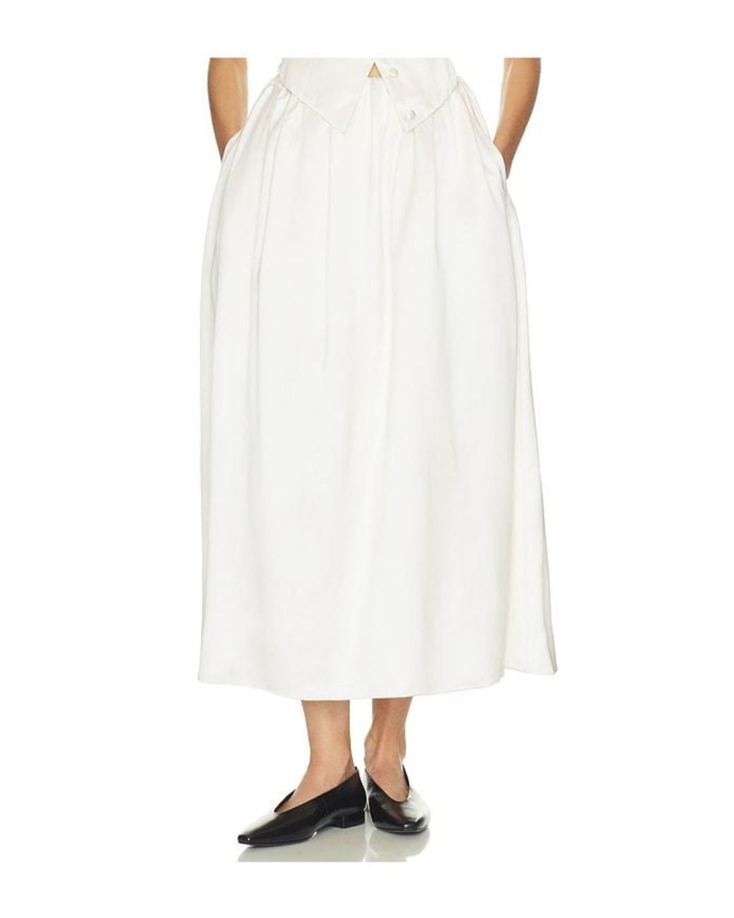 Helsa White Gala Skirt