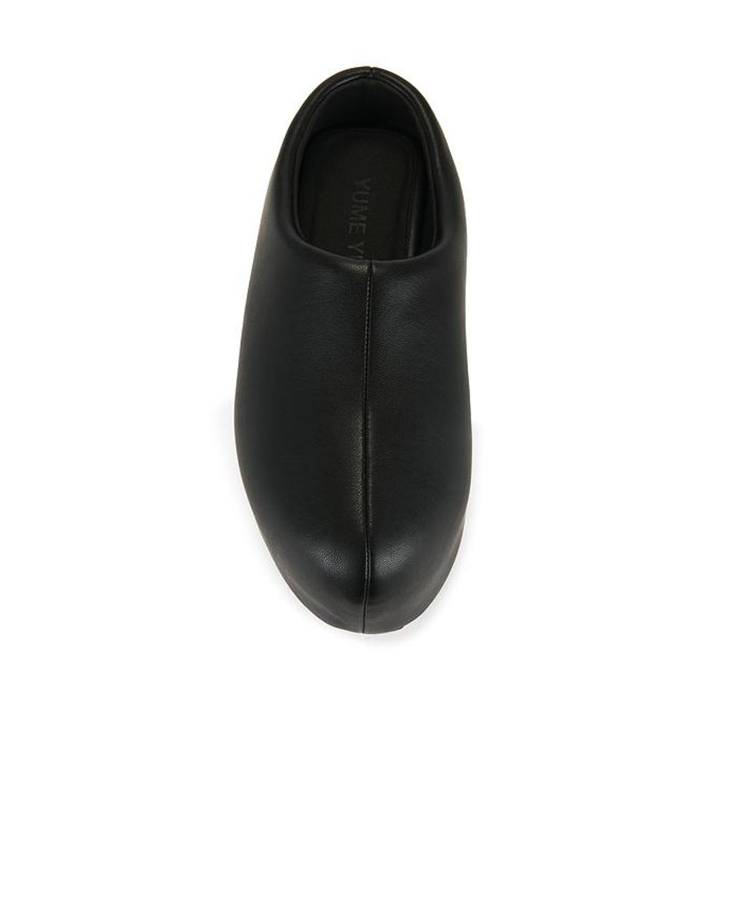 Yume Yume Black Clogs Leather