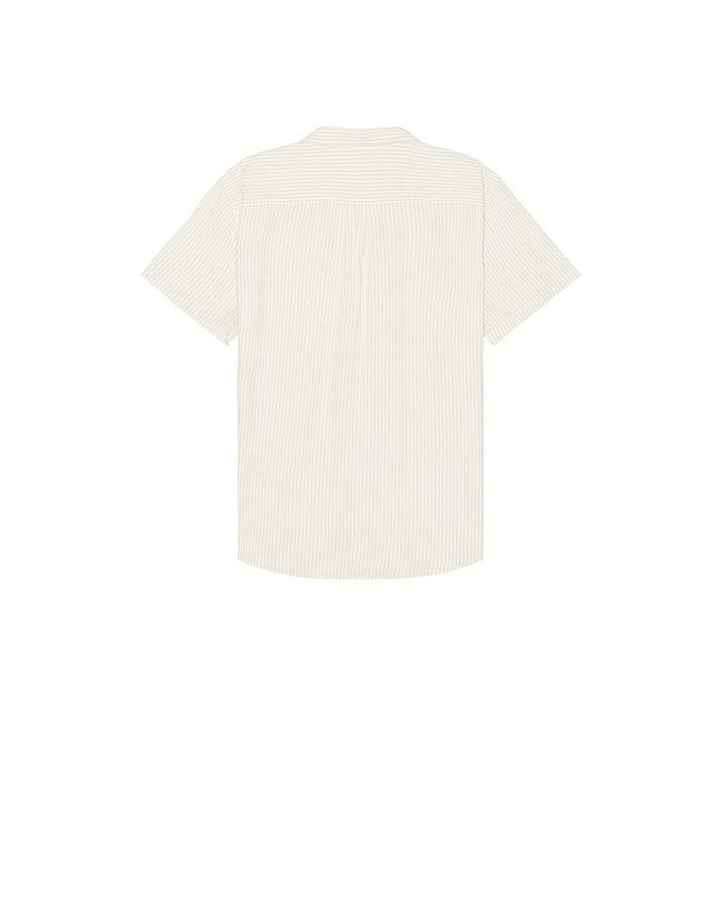 Marine Layer White Better Than Linen Shirt for men