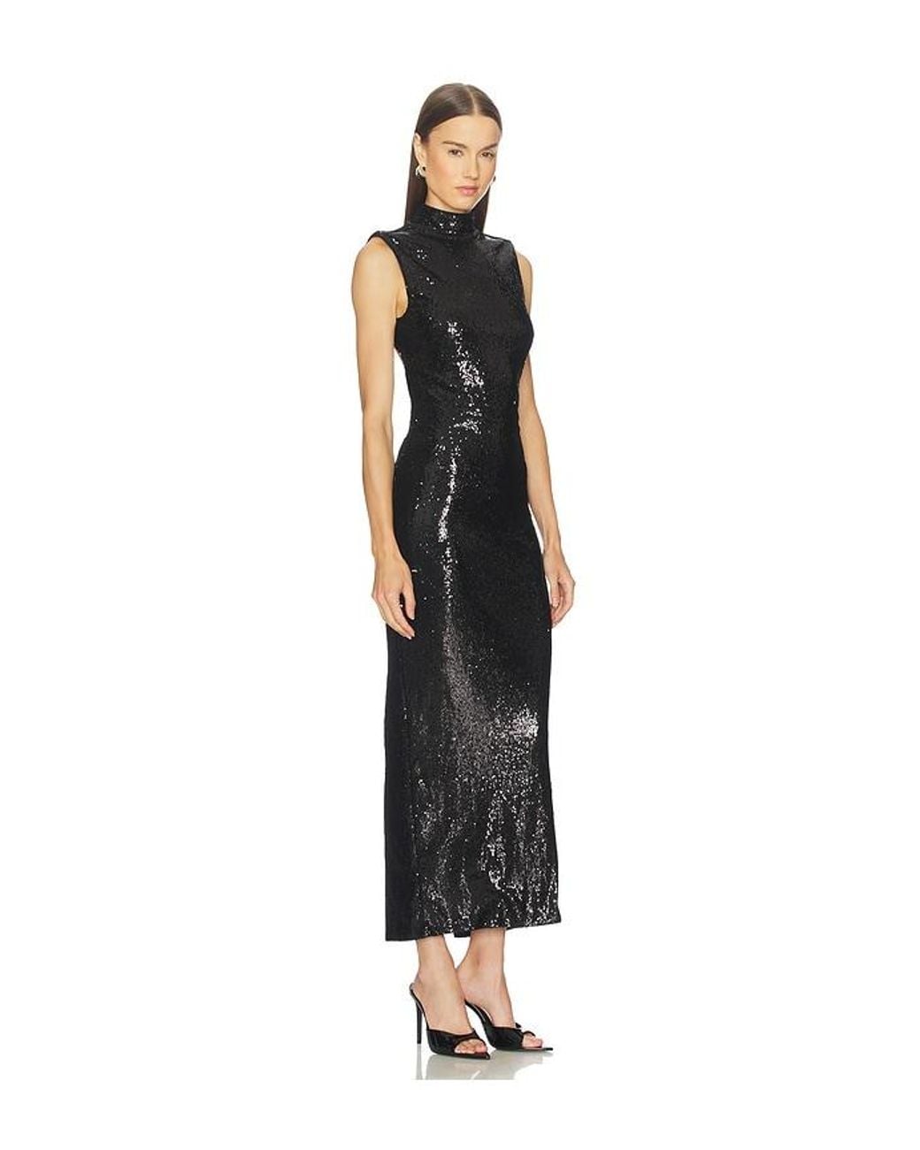 Michael Costello Black X Revolve Maeva Maxi Dress