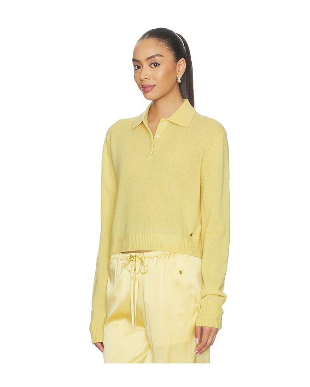 ÉTERNE Yellow Barrett Sweater