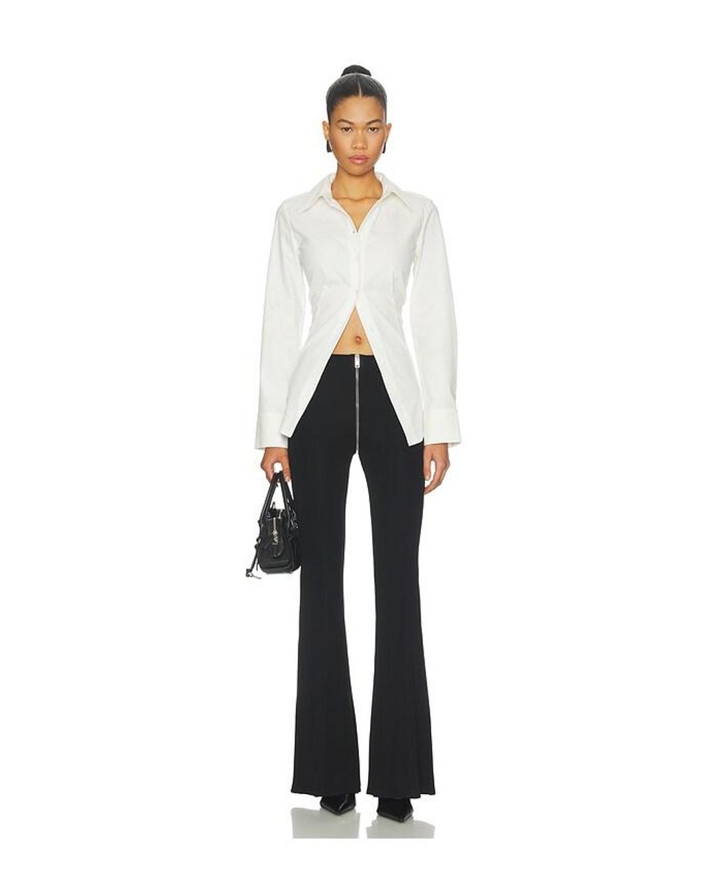 Alexander Wang Black Mid-Rise Pant