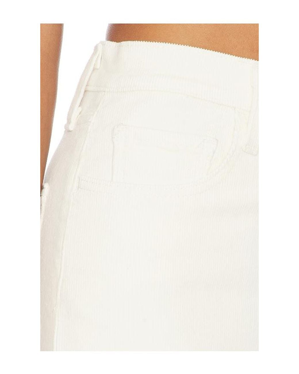 Levi's White Ribcage Full Length Wide Leg Jean