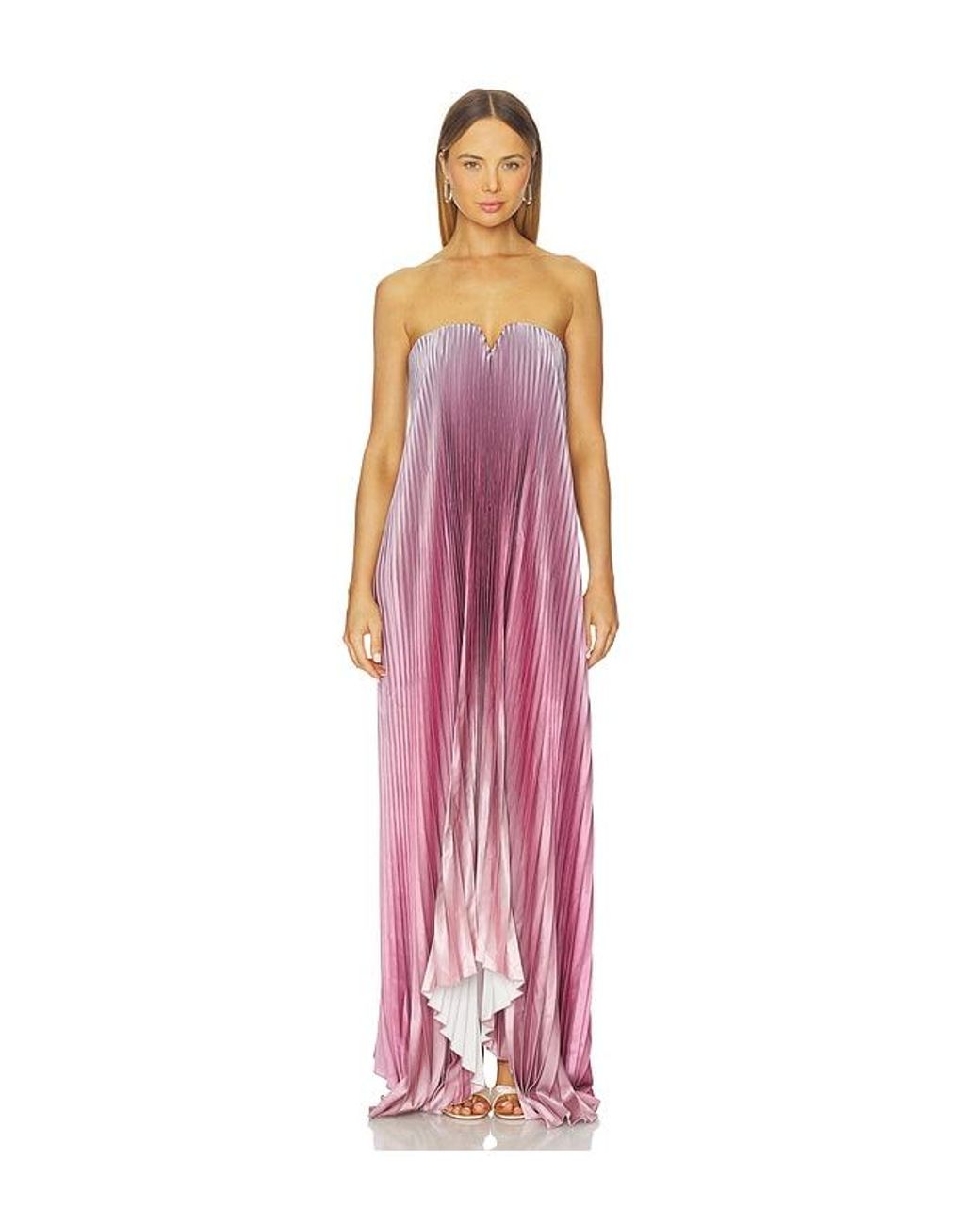 L'idée Multicolor Tie Gown