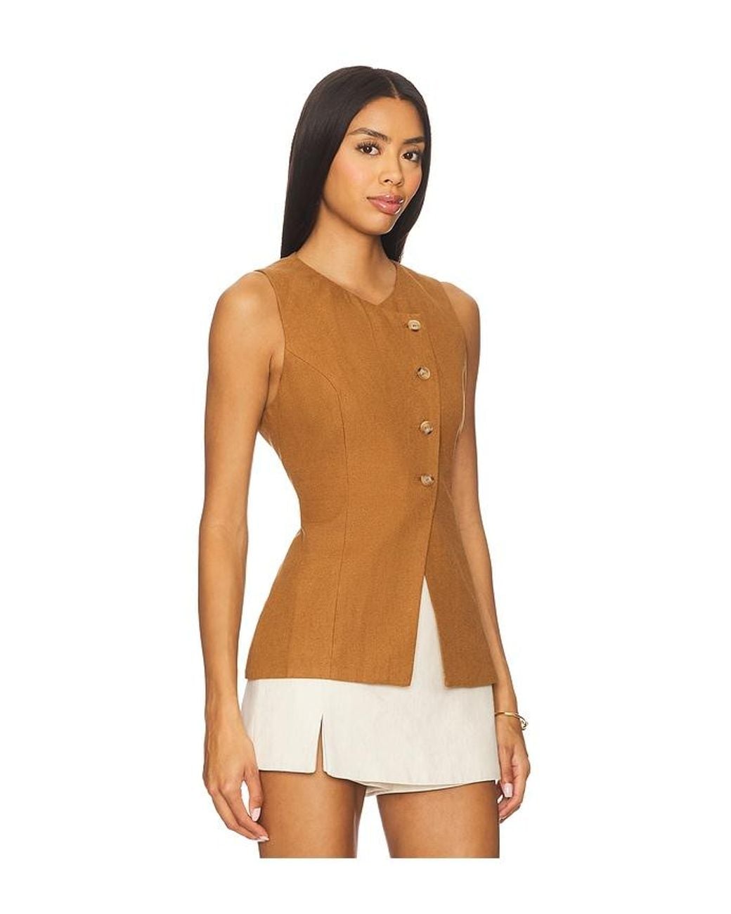 Astr Brown Sonja Vest