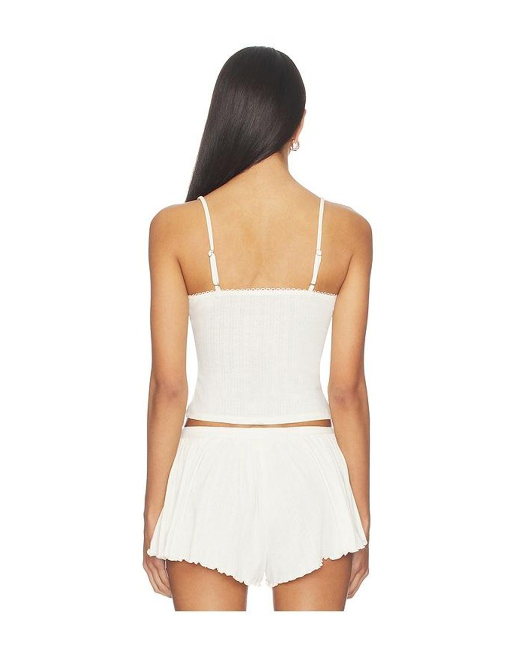 Lovers + Friends White Fiona Top