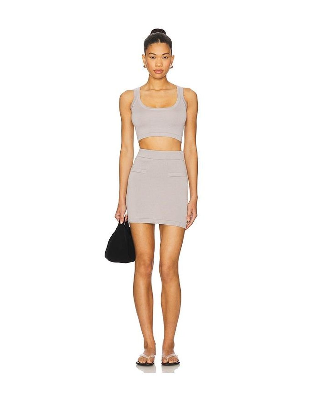 SNDY'S White Beverly Crop Top