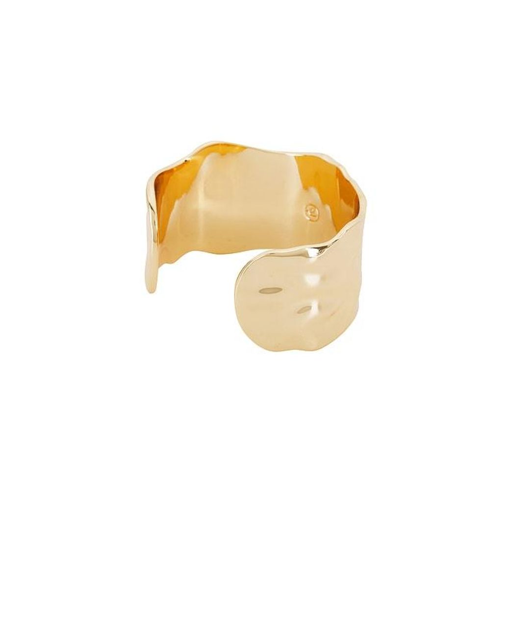 Ettika White Thick Sculpted Cuff