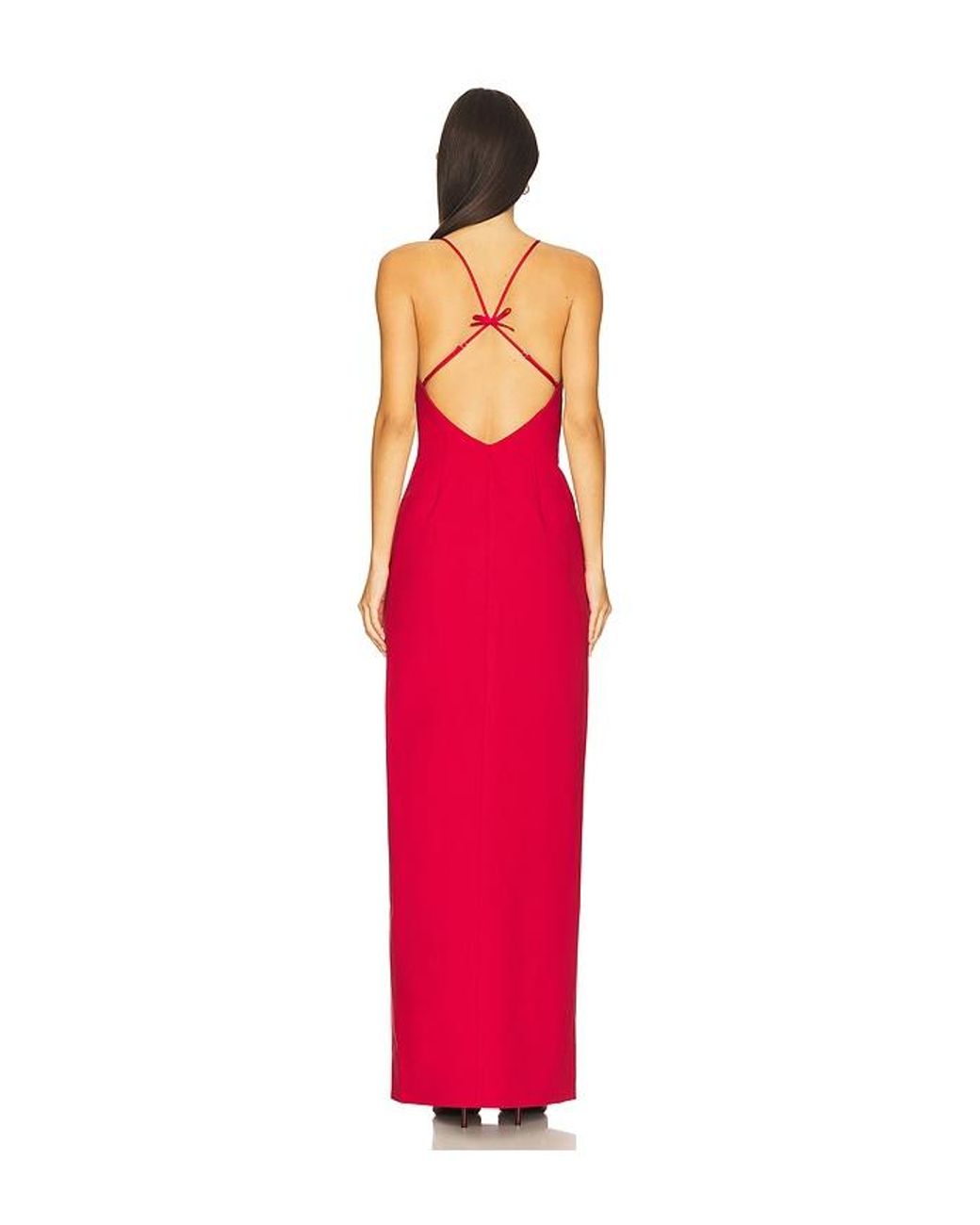 Cinq À Sept Red Elea Gown