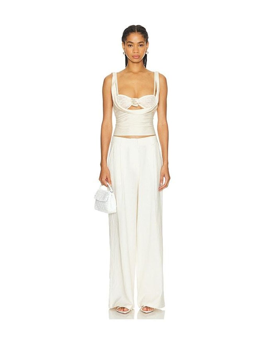 Lioness White La Quinta Pant
