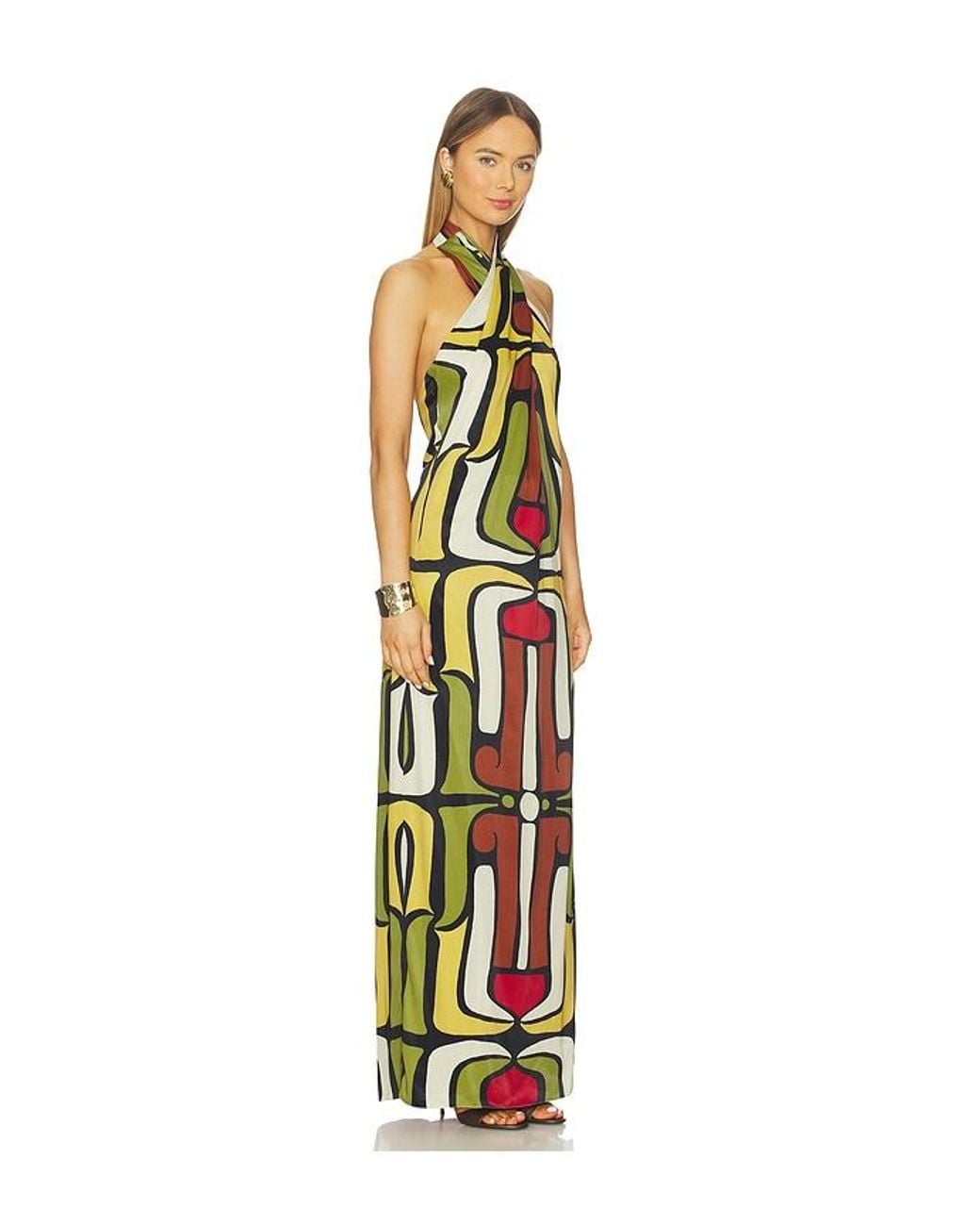 Cala De La Cruz White Oliviera Dress
